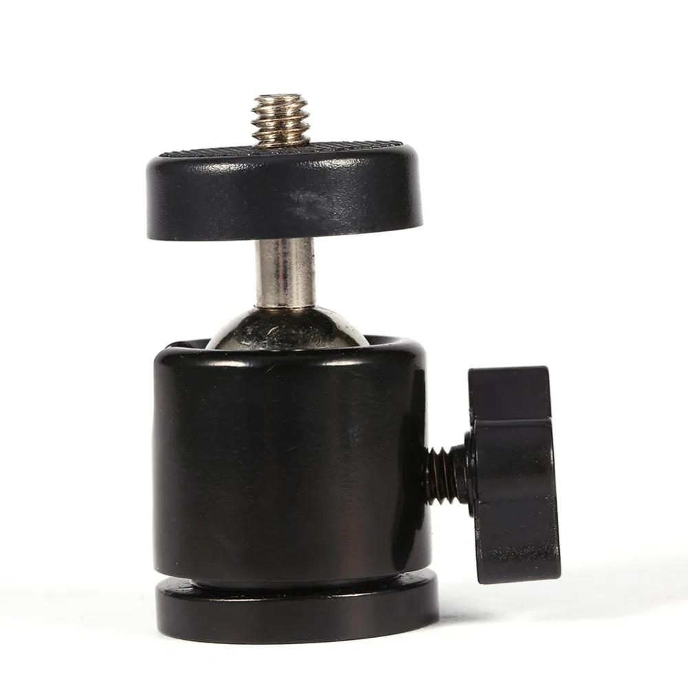 

DSLR Camera Accessories 360 Swivel Mini Ball Head Bracket Holder Mount 1/4" Screw for Camera Tripod