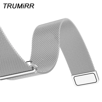 

20mm 22mm Milanese Loop Watchband for IWC Stainless Steel Watch Band Quick Release Strap Magnetic Buckle Bracelet Black Silver