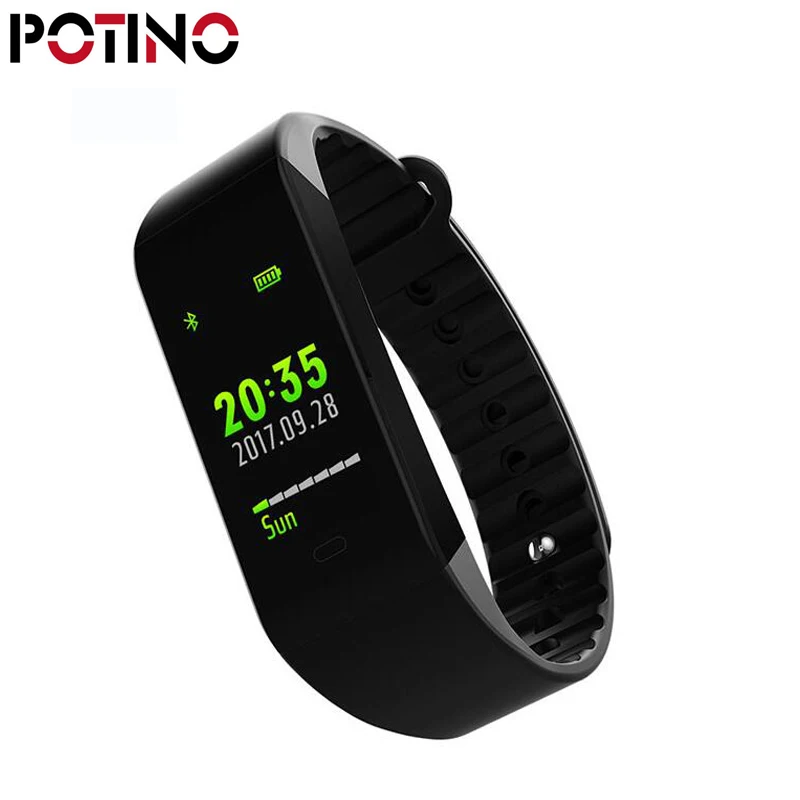 POTINO W6S Bluetooth Smart Bracelet Activity Tracker Dynamic Heart Rate Monitoring Smart Band