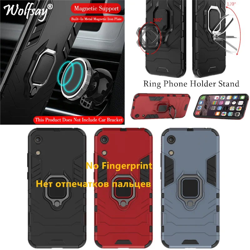 

Case For Huawei Honor 8A Case Magnetic Suction Ring Bracket Armor Cover For Huawei Y6 Pro 2019 Phone Case Honor Play 8A 6.09inch