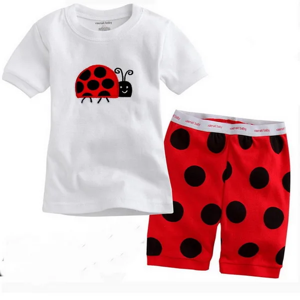 Летняя Пижама для мальчиков Комплекты короткий рукав детская одежда для сна хлопковые для мальчиков Пижама обычный ночной рубашке дно JUN257 - Цвет: model 11