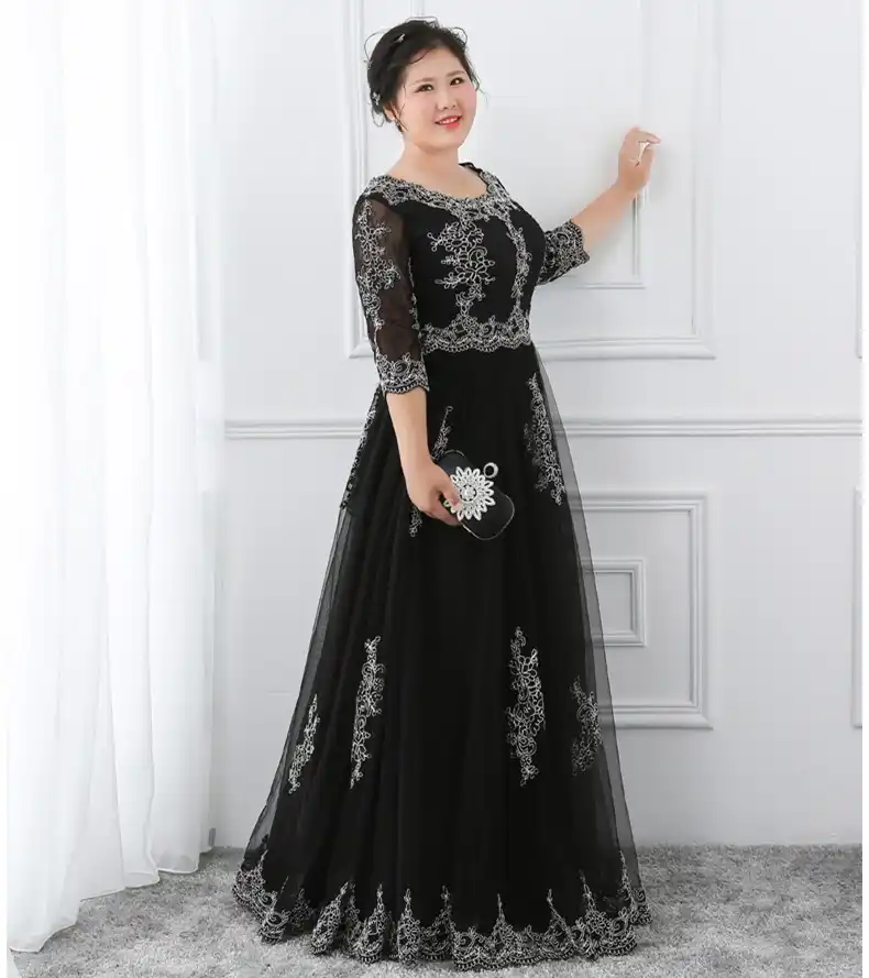 black mother of the bride dresses plus size