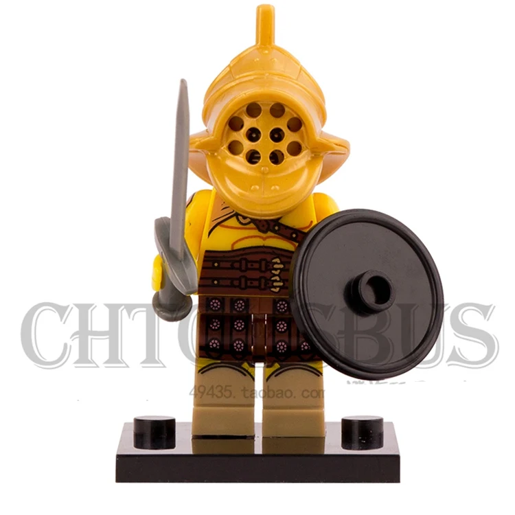 Одной продажи Series 5 minifig 8805 Римский гладиатор SUPER HEROES Звездные войны фигурки minifig DIY строительные блоки игрушки подарки