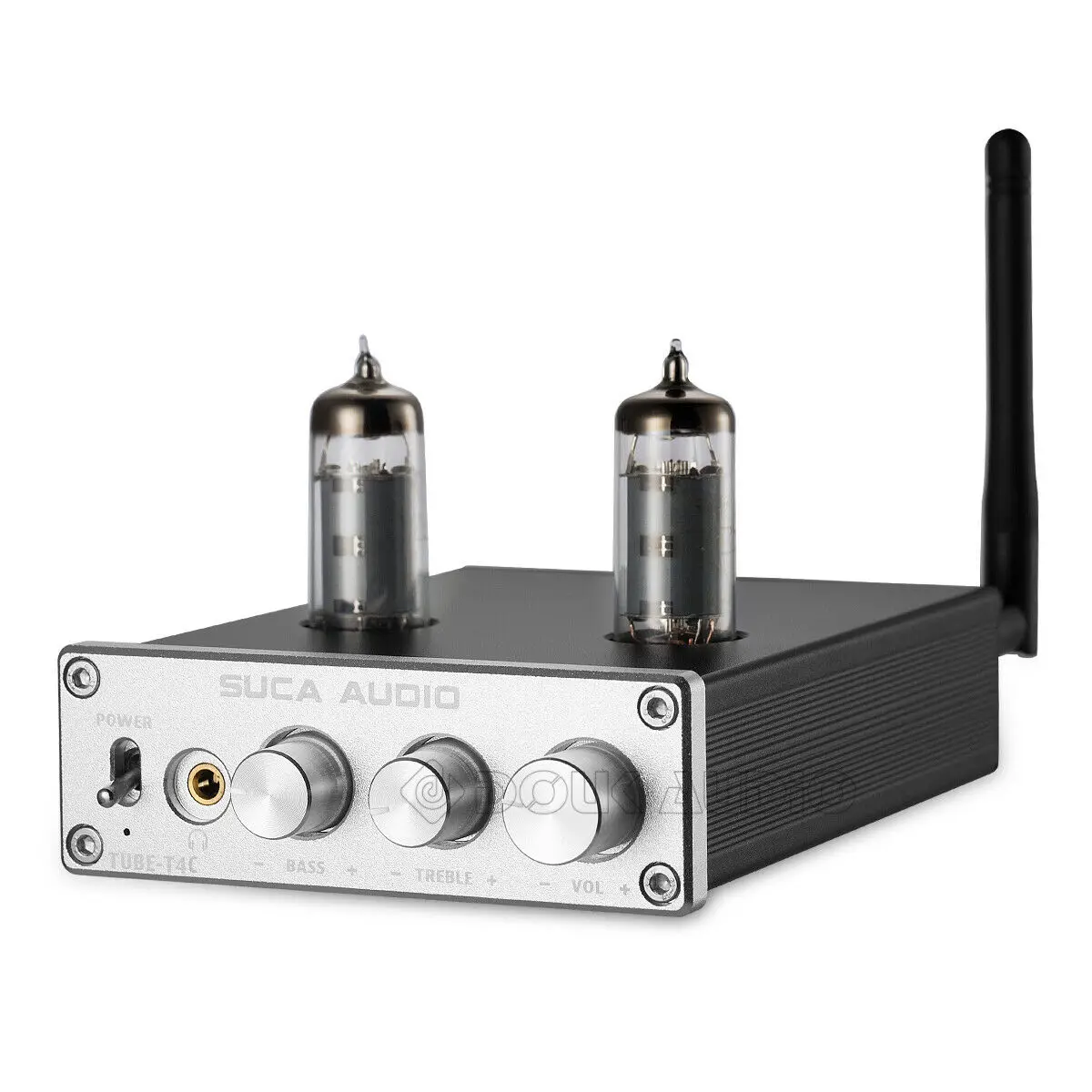HiFi Hybrid Tube Power Amplifier Stereo Headphone Amp Bluetooth Receiver 50W*2
