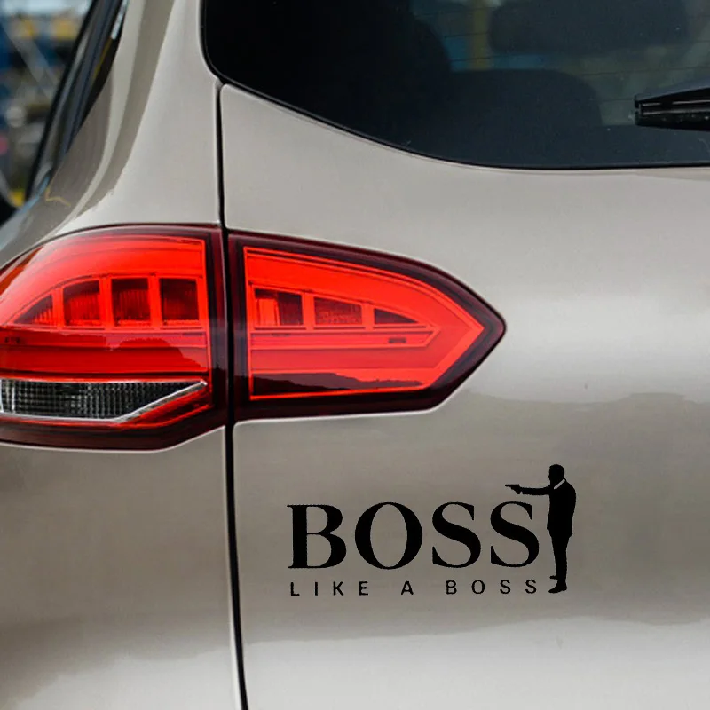 5/"X6/" LIKE A BOSS VINYL STICKER DECAL BUMPER STICKER GRAPHIC
