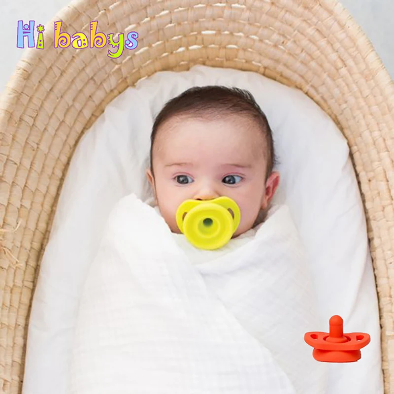 Baby Pacifier Silicone Adjustable Nipple Feeder Soother Flexible