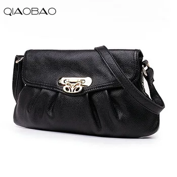 

QIAOBAO Brand 100% Genuine Leather High Quality Diagonal Cross Mother Bag Fashion Women Bags Messenger Ladies Handbag