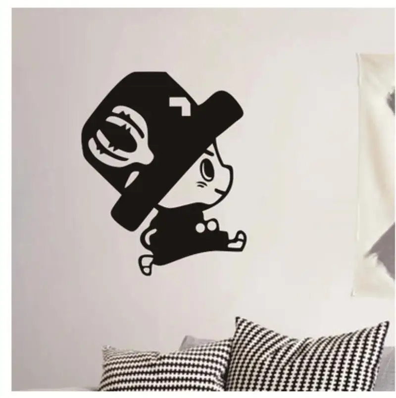Tony Tony Chopper -WallDecal-comics and animation Sticker Logo Decal  Vinyl Wall Decals Pegatina Quadro Parede Decor Mural  1
