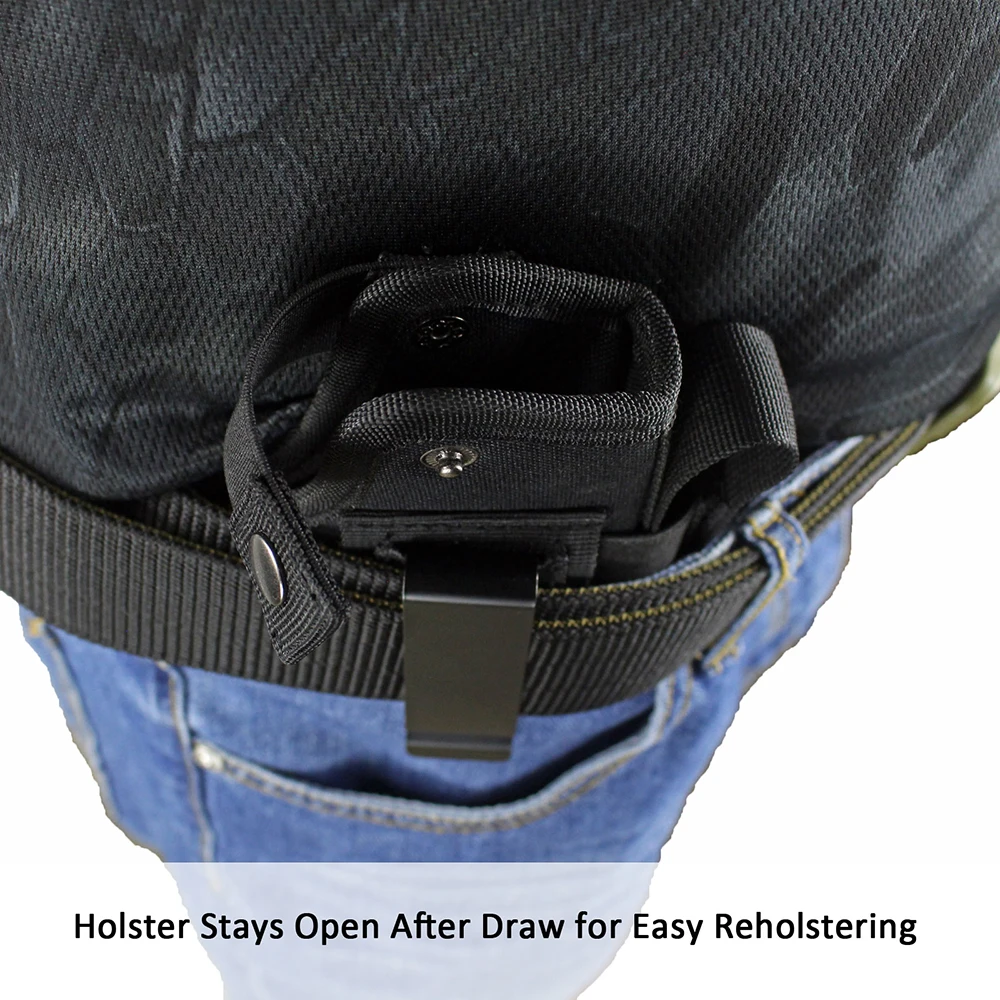 iwb owb coldre com compartimento e clipe metal intercambiável