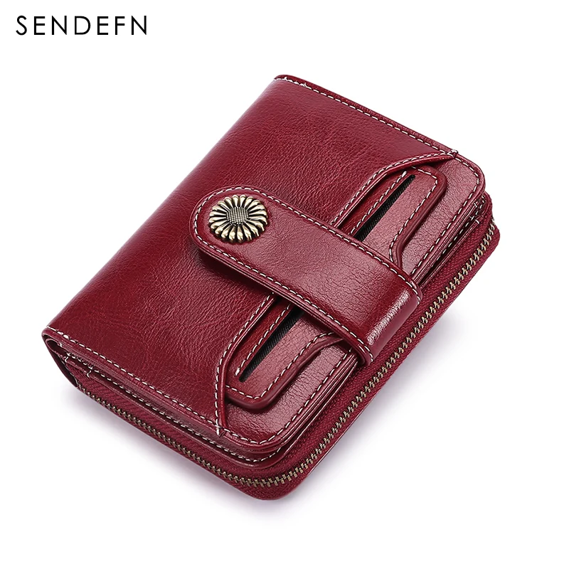 SENDEFN Trend Wallet Female Women Wallet Short Wallet Quality Coin Purse Women Button Purse Quality Flower Hardware 5185H-75 SENDEFN Trend Wallet Female Women Wallet Short Wallet Quality Coin Purse Women Button Purse Quality Flower Hardware 5185H-75