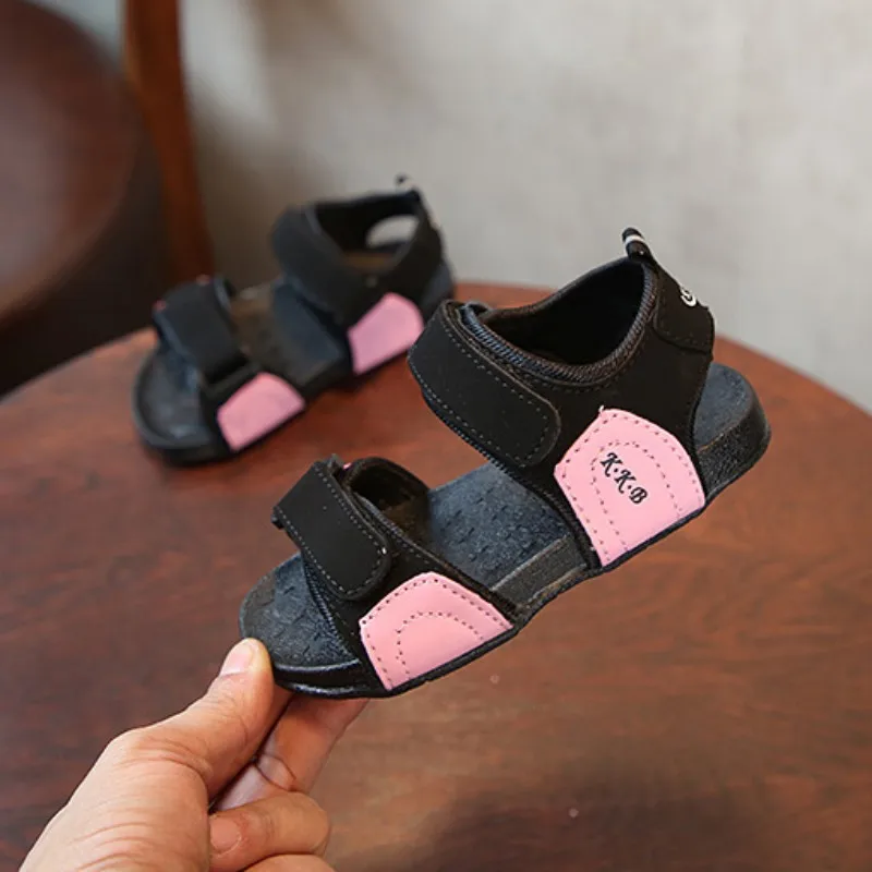 

Children's shoes 2018 Summer new children's shoes Lovely flower shoes Fashion girl sandals Magic shoes