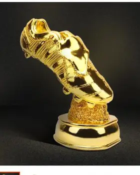 

European cup golden shoe award top shooter trophy customized football competition creative trophy World culpture crafts statue
