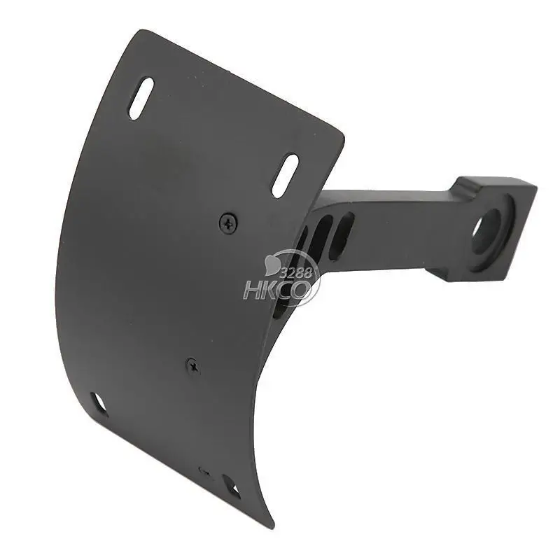 

Black Curved Relocator License Plate Holder For Yamaha Road Star Warrior 02-05