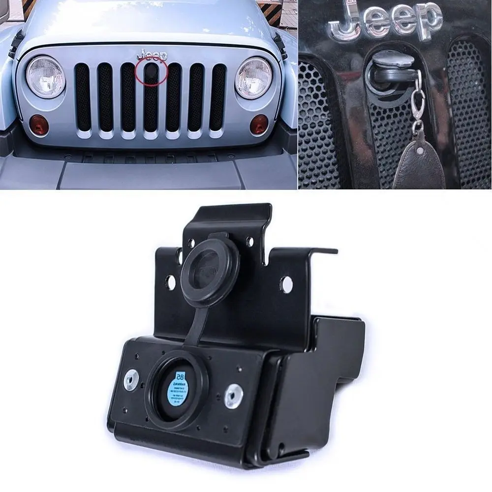 Противоугонная крышка защелка Набор для Jeep Wrangler JK 2007~ неограниченное 82213051 82213051-AB