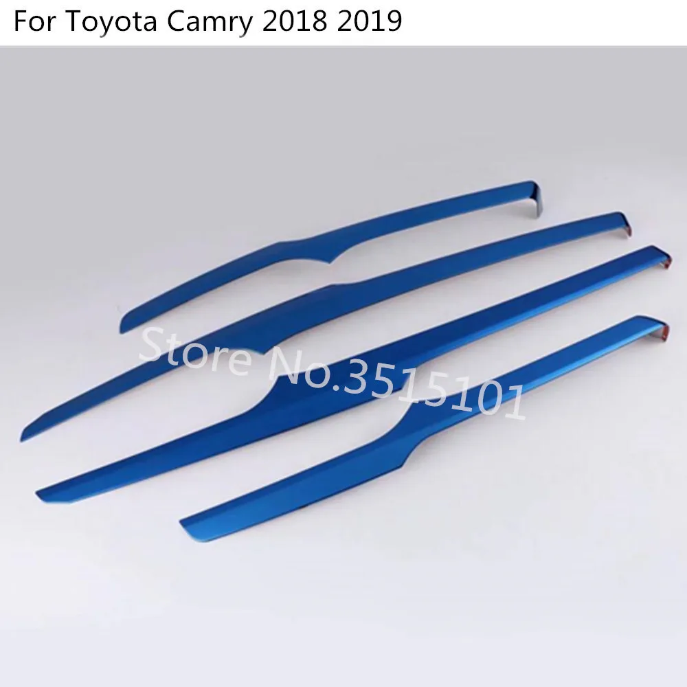 Накладка для кузова, детектор, нержавеющая сталь, внутренняя дверная чаша, накладка, 4 шт., для Toyota New Camry XV70