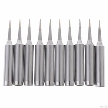 10 шт. бессвинцовые сменные наконечники для паяльника 900M-T-I для Saike 936 852d+ 909D наконечники для паяльника C90A новые капли qiang