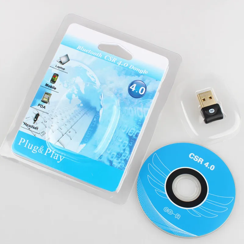 CHICLITS мини беспроводной usb адаптер Bluetooth CSR 4 0 ключ аудио приемник передача для