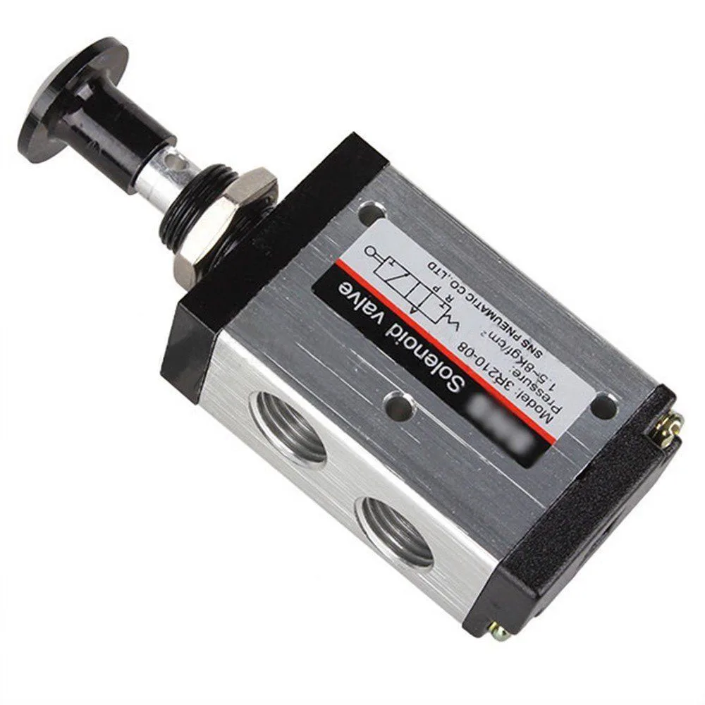 

3 Port 2 Postion 1/4"" PT Hand Operated Air Valve Manual Control 3R210-08