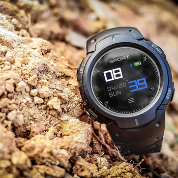 

2019 ELENXS LCD Notification Health Tracker Sleeping/Heart Rate testing IP68 Waterproof Sports Smart Watch