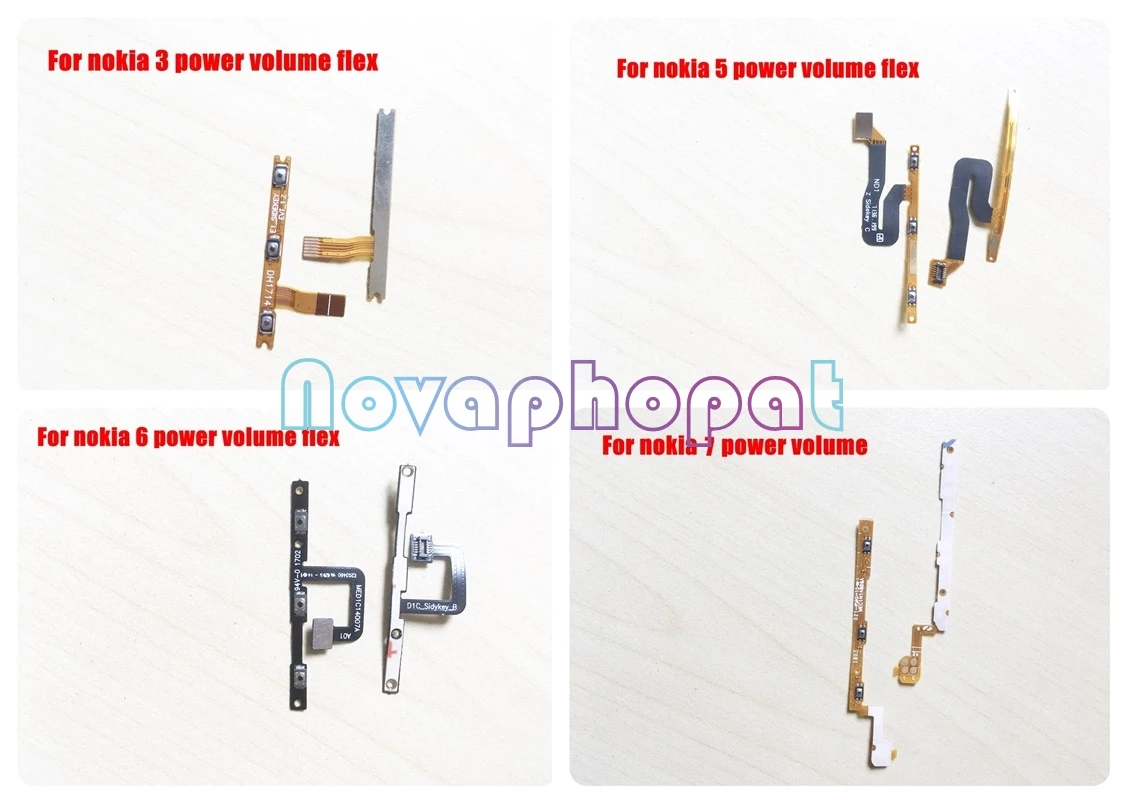 Novaphopat 5 шт./лот переключатель включения и выключения громкости Боковая
