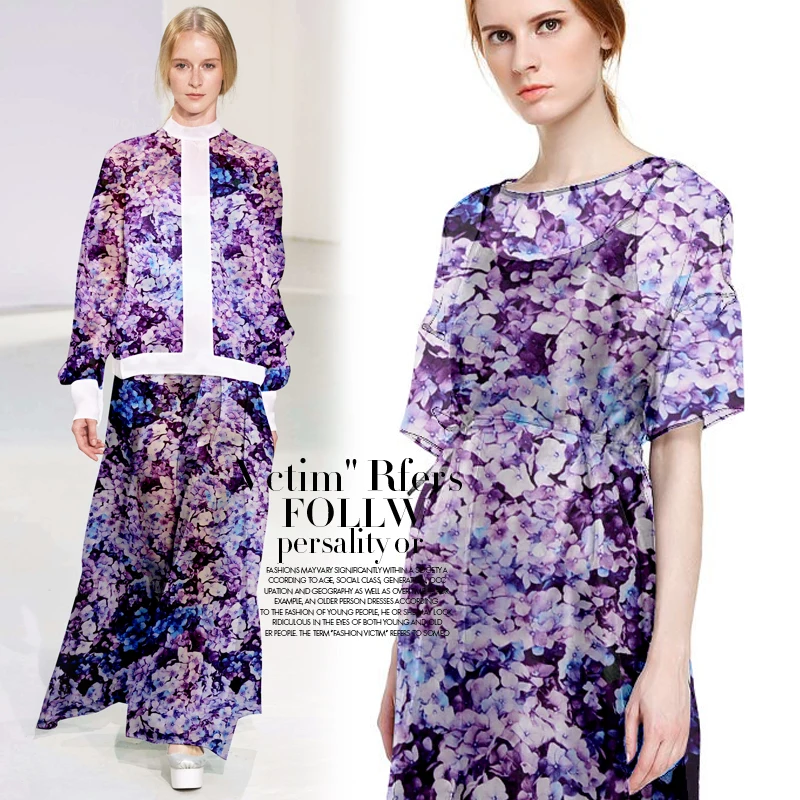 

Free shipping! Silk Organza Satin digital inkjet 100% silk fabric wholesale high quality silk cloth