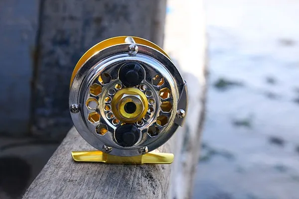 Carretel de Pesca Qualidade Superior Glod Voar Carretel 3 - 4 5 6 7 8 146g Pesca Roda Diâmetro 60mm 80mm 100mm 1pc Cor 21 Cheap Carretilhas de pesca