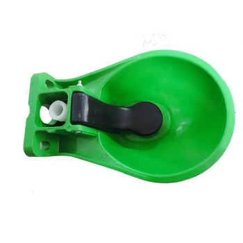 

1 Pcs Automatic Green Plastic Cattle Drinking Bowl Nipple Drinking Spout Livestock Feeding Farm Animal Supplier