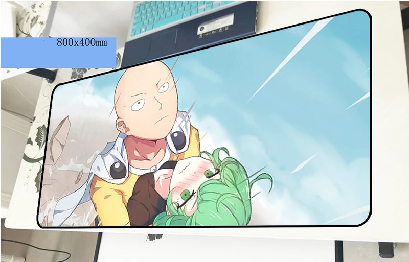 Коврик для мыши ONE PUNCH-MAN 80x40 см, толстые коврики для мыши, лучший игровой коврик для мыши для геймера, персонализированные коврики для мыши, клавиатура, ПК, коврик