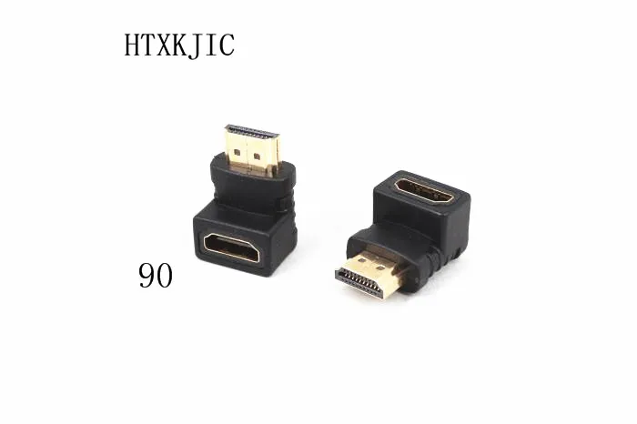 HDMI мужчины к женщине HDMI Кабель-адаптер конвертер Extender 90 градусов углом обзора 270 градусов угол для 1080 P HDTV HDMI адаптер