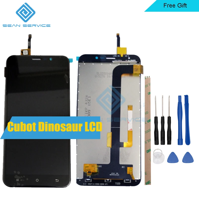 5 5inch For Original Cubot Dinosaur LCD Display And Touch Screen Digitizer Assembly 1280X720 Tools Adhesive