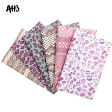 AHB розовая серия искусственная кожа животное змея искусственная кожа самодельные банты для волос сумки ПУ домашняя текстильная отделка материалы