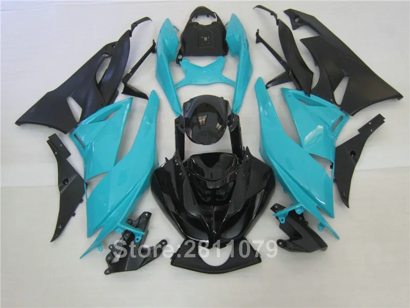 Free customize molding fairing kit for Kawasaki Ninja ZX6R 09 10 11 12 green black fairings set 2009 2010 2011 2012 JH17 | Автомобили и