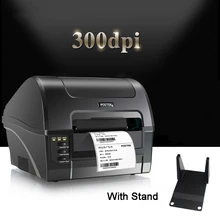 C168(300dpi) transfer label & adhesive sticker printer support washing label and serial in phone box,label printer with stand