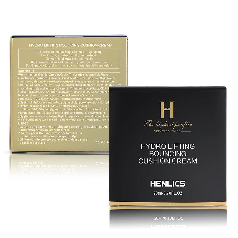 HENLICS Sunscreen Bouncing Air Cushion BB Cream Concealer Moisturizing Foundation Whitening Face Cream Foundation Cosmetics (4)