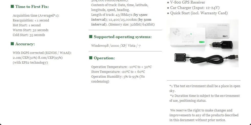 V-800 USB Ноутбук gps приемник MTKII 3329 чипсет 66 каналов NMEA 0183 данных protocal G-mouse Поддержка Google Earth