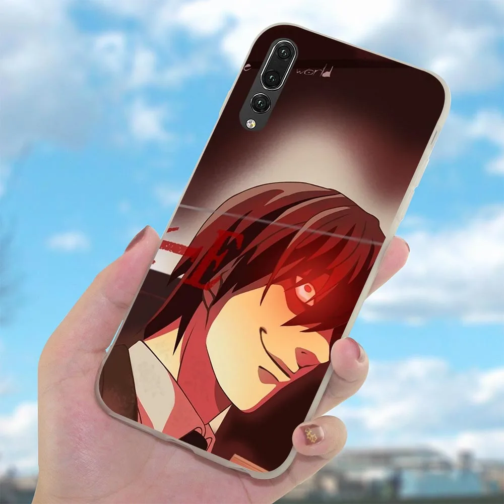 Чехол с японским аниме Death Note для Huawei Honor 7X чехлы 9 10 Lite чехол 6A 8 7Cin Y6 Y7 Prime Y9 Nova 3