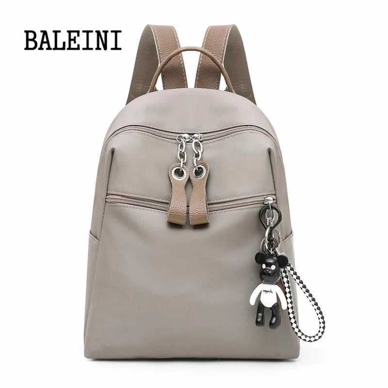 

BALEINI 2018 new retro fashion zipper ladies backpack Oxford cloth high quality school bag shoulder bag for youth bags