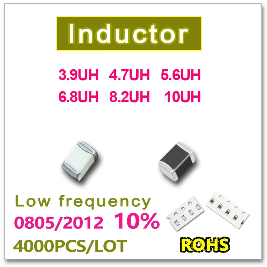 JASNPROSMA 0805 2012 4000PCS SMD Multilayer low Frequency Inductor 10