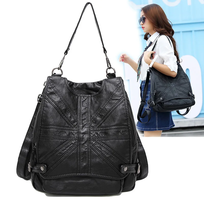 100 Genuine leather Women Backpack Designer Female Backpacks Students School Bags Fashion Genuine Leather Travel Backpack