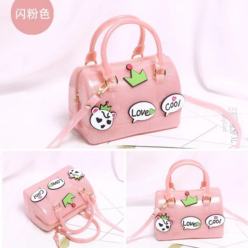 

Summer Sweet PVC Jelly Bags Women Handbag Casual Tote Bag Ladies Shoulder Bags Beach Bags Girls Crossbody Bolsa Cute Candy Color