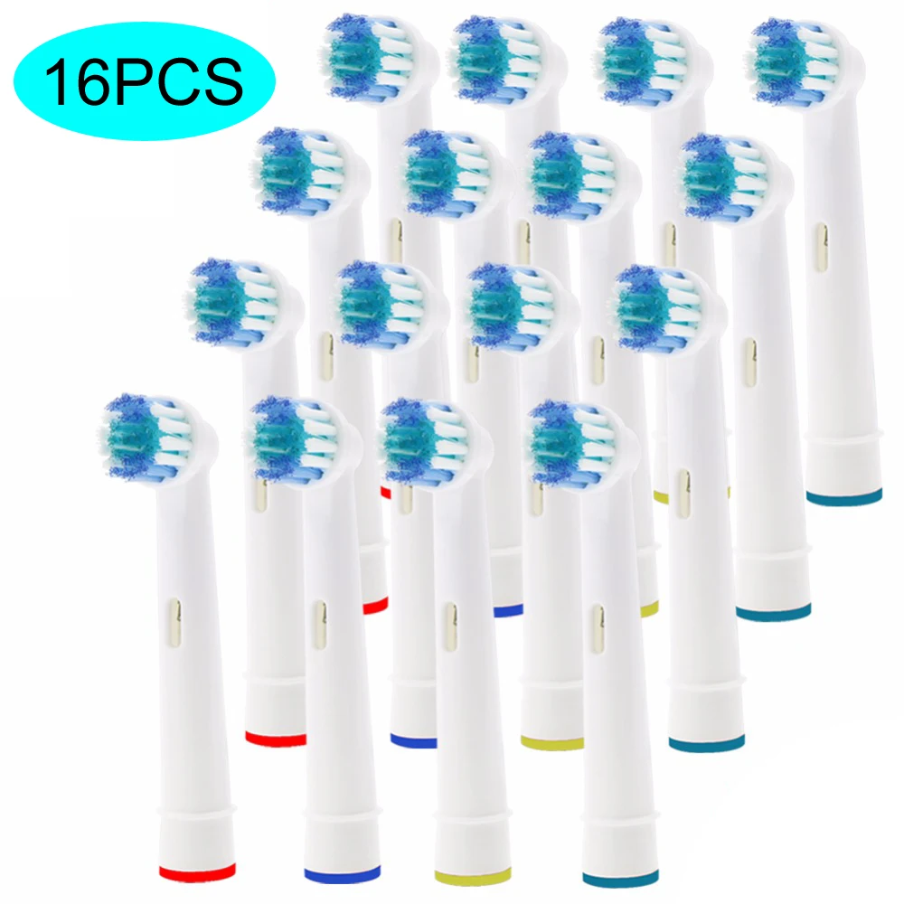 

16pcs Replacement Brush Heads For Oral-B Electric Toothbrush Advance Power/Pro Health/Triumph/3D Excel/Vitality Precision Clean