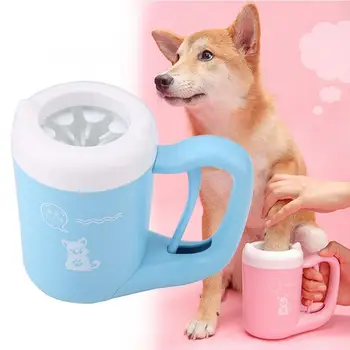 

Dog Paw Cleaner Cup Pet Cleaning Brush Cup Dog Foot Cleaning Cup Tool for Dogs Cats Bath Cleaning Supplies