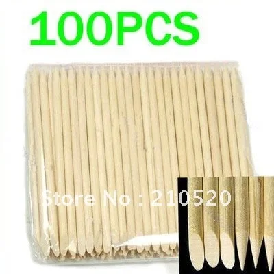 

5Pack/lot Orange Wood Sticks/ Nail Art Cuticle/ Pusher Remover #UY283#