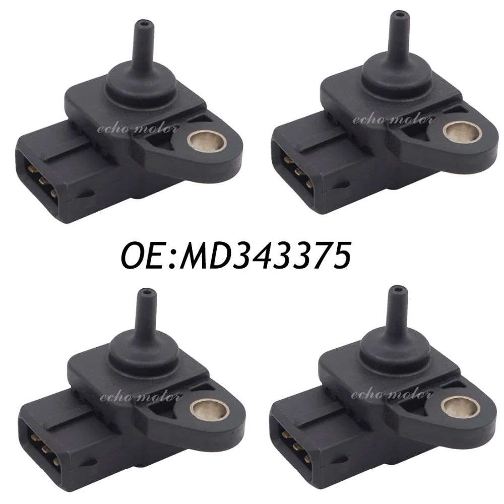 

New 4pcs MAP Manifold AIR Pressure Sensor For Mitsubishi Mirage L200 Pajero ME202119 MD343375 E1T16475 AS330 1904-307804 72-1611