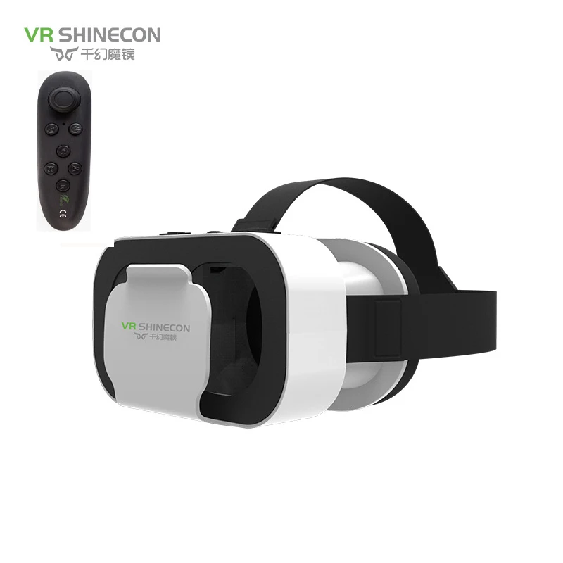 VR SHINECON BOX 5 Mini VR Glasses 3D Glasses Virtual Reality Glasses VR Headset For Google cardboard Smartp 