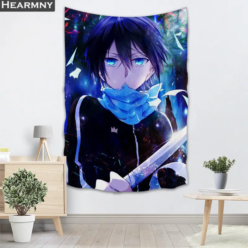 HEARMNY Noragami гобелен настенный Декор гобелен шоу кусок для украшения дома палатка для кемпинга путешествия спальный коврик - Цвет: 22