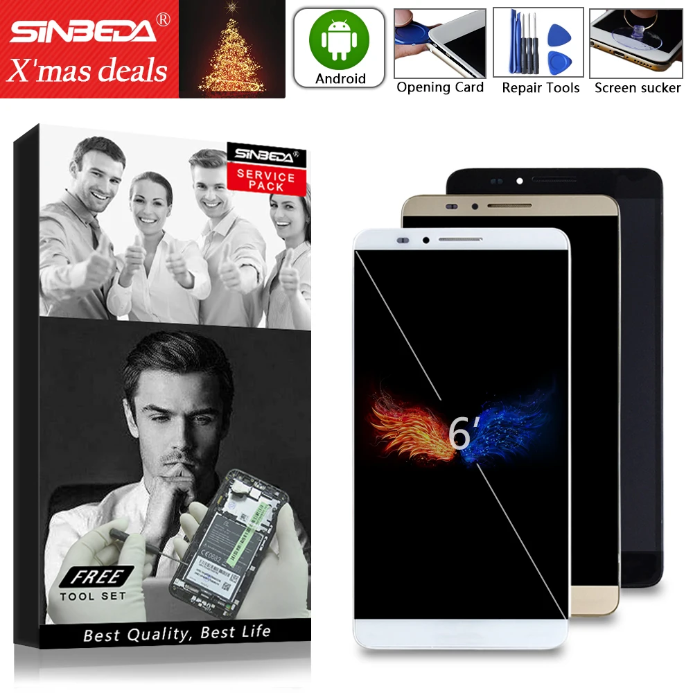 

6.0"Sinbeda For HUAWEI Mate 7 LCD Display Touch Screen with Frame Digitizer For HUAWEI Mate7 Display MT7-L09 MT7-CL00 Mate7 LCD#