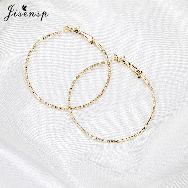 Женские ажурные серьги Jisensp винтажные геометрические круглые Недорогие