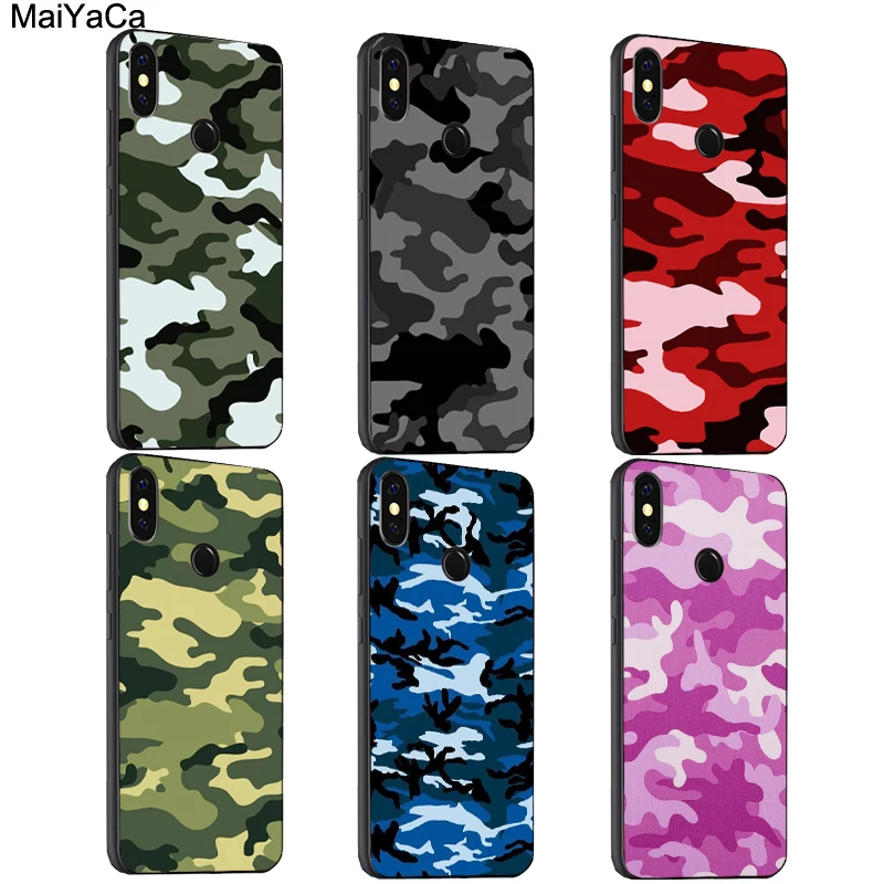 

MaiYaCa Camouflage Camo Military Army Case For Xiaomi Redmi S2 6 6A 6pro 4X Note 5 Pro 5A 7 Mi 8 9 6X A2 Mix 2s Max 2 3 F1