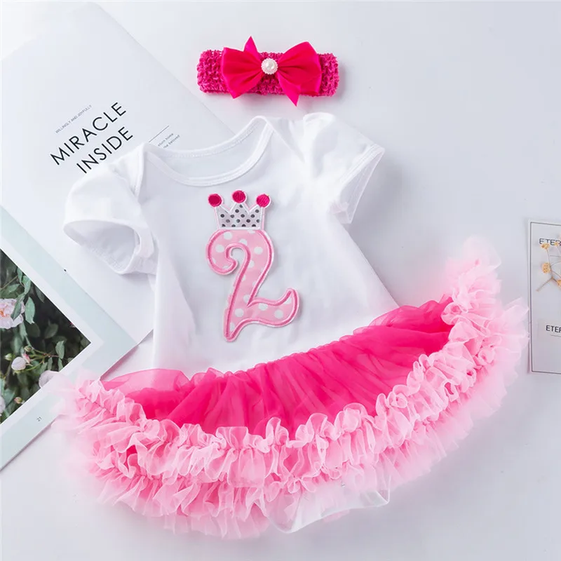 Комплект из 2 предметов для маленьких девочек, платье с короткими рукавами для дня рождения+ повязка на голову, комплект одежды, детское платье, вечерние, милые, sukienka dla dziewczynki# sg